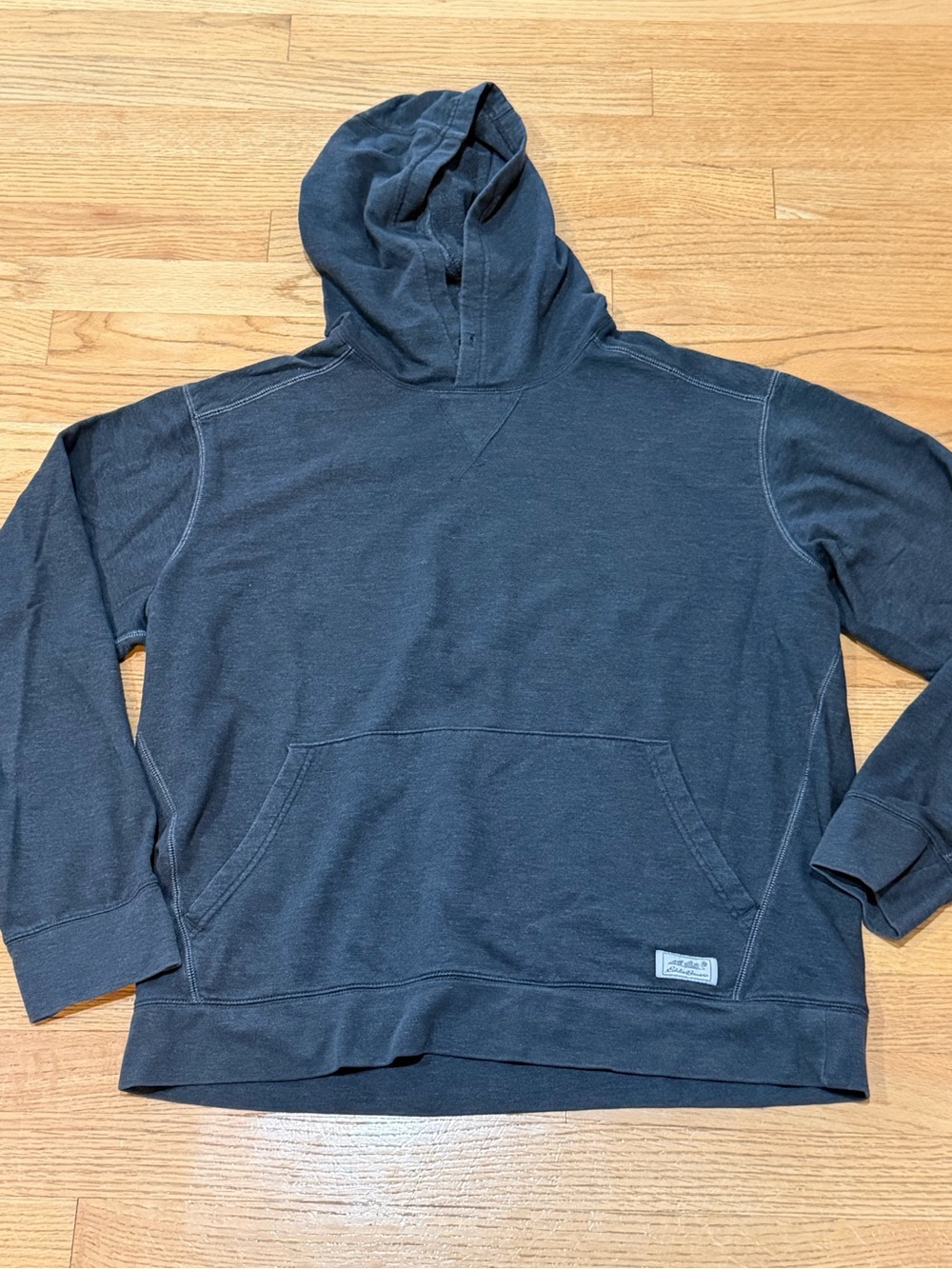 Eddie Bauer Dark Charcoal Hooded Pullover